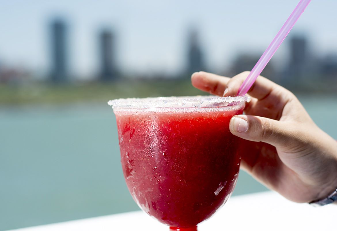 Para disfrutar en el bar tropical